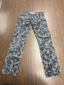 Levi’s Cargo Black Camo Pants Boy's 12 Regular 26X26 Multicolor Cotton - Picture 1 of 7