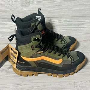 VANS UltraRange EXO High GORE-TEX MTE-3 Olive Black Orange Men’s 7 Womens 8.5 - Picture 1 of 10