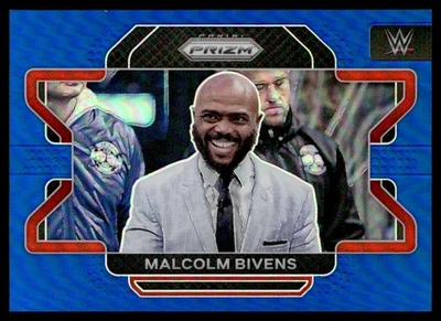 2022 Panini Prizm WWE Blue Malcolm Bivens 065/199 #85 - Image 1 of 2
