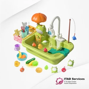 SÜSSE STEIN KÜCHENSPÜLE ANGELSPIELZEUG Spielspüle mit fließendem Wasser - Bild 1 von 2