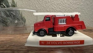 Guisval No. 34 Volvo Bomberos Diecast Fire Truck Red 1/64 - Picture 1 of 7