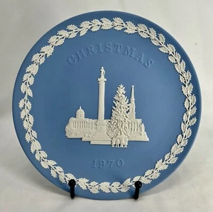 Plato Coleccionista Vintage Wedgewood Trafalgar Cuadrado Navidad 1970 - Imagen 1 de 3