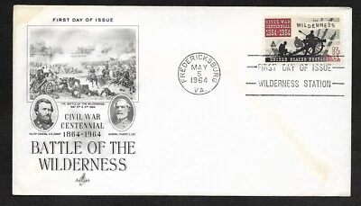 Civil War #1181 Battle of the Wilderness -ArtCraft FDC - Image 1 of 2