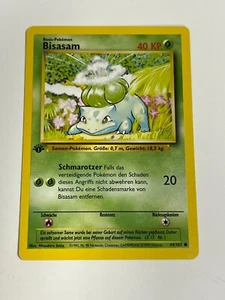 Pokemon - Base Set - Bulbasaur 44/102 - Bisasam 1st Edition - GERMAN - Picture 1 of 2