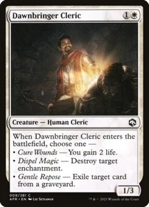 Dawnbringer Cleric Foil (009) Adventures in the Forgotten Realms AFR MTG Magic - Picture 1 of 1