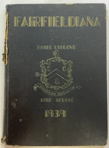 Roger Ludlowe High School 1939 Fairfieldiana Yearbook OldYearbookShopCom - Bild 1 von 12