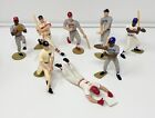 Lot de 8 figurines en plastique de baseball des années 1980 taille manteau rose