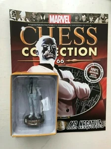 MARVEL CHESS COLLECTION ISSUE 66 MR. NEGATIVE EAGLEMOSS FIGURINE FIGURE + MAG - Imagen 1 de 2