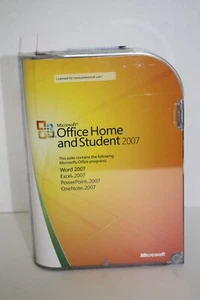 Microsoft MS Office Home and Student 2007 Word Excel PowerPoint OneNote W/ Key - Picture 1 of 9