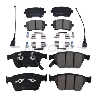 Front & Rear Brake Pads Set For Bentley Continental Gt Gtc & Flying Spur 2004-18 - Image 1 of 4