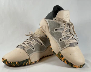 Adidas Pro Vision Basketball Shoes Beige Camouflage Sole EF0476 Men's Size 11.5 - Picture 1 of 19