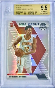 2019-20 Panini Mosaic DeAndre Hunter Silver Prizm Rookie RC BGS 9.5 Gem Mint ๐ฅ - Picture 1 of 2