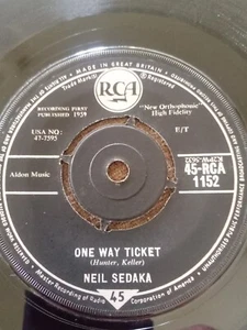 NEIL SEDAKA OH! CAROL UK 1959 RCA 7" 45 45-RCA 1152 - Picture 1 of 1