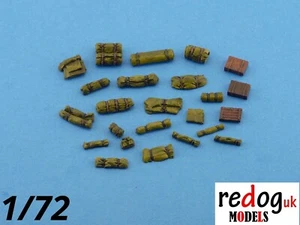 1:72 or 1:76 - Military Scale Model Stowage Diorama Accessories Kit - Picture 1 of 2