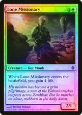 Lone Missionary FOIL Rise of the Eldrazi PLD White Common MAGIC CARD ABUGames