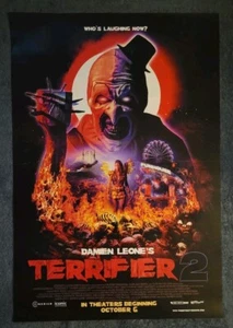 Terrifier 2 Art the Clown 27x40 1-Sheet DS Movie Poster Double sided MINT - Picture 1 of 8