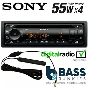 Sony MEX-N7300BD DAB Radio CD MP3 Bluetooth iPhone USB Car Stereo Aerial REFURB - Picture 1 of 4