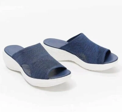 2021 Upgraded - Stretch Orthotic Slide Sandals - Image 1 of 4