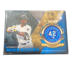 Andrew McCutchen 2017 Topps Jackie Robinson LOGO PATCH #JRPC-AM