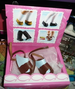 Vintage Nancy Play Doll Brown Sandals *NIB - Picture 1 of 2