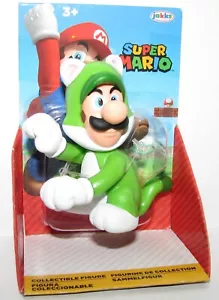Figura Super Mario CAT LUIGI 2.5" Jakks Nintendo Verde 2022 NUEVA - Imagen 1 de 6