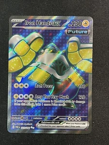Pokemon TCG - Iron Hands ex 223/182 - Paradox Rift - Holofoil Ultra Rare - NM - Picture 1 of 2