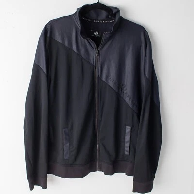 Chaqueta Rock & Republic negra con cremallera XL Foto 1 de 4