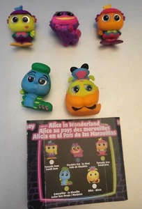 Alice in Wonderland Disney Doorables Neon Chesire Cat Caterpillar Tweedle Dee - Picture 1 of 1