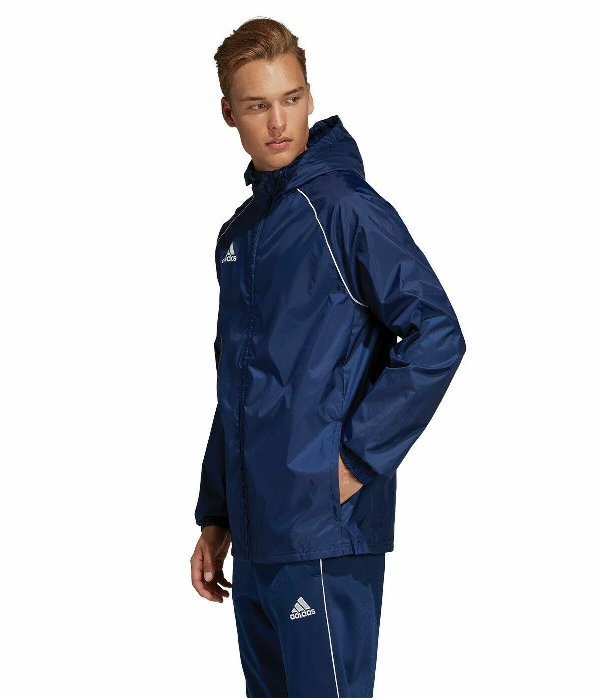 Adidas Core 18 Windbreaker Rain Jacket 
