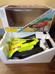 RARE! 90's Taiyo Japan 9.6V Fast Traxx RC Yellow Green Buggy 40MHZ MIB Tyco - Picture 1 of 15