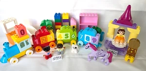 LEGO DUPLO 10954 NUMBER TRAIN & 10960 BELLE'S BALLROOM with extra 32 Bricks! - Imagen 1 de 9