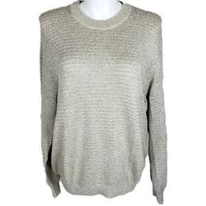PERUVIAN CONNECTION crew neck Pima Cotton sweater size XXL - Picture 1 of 5