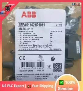 1pcs ABB push button switch lampholder MLBL-01R 24VAC/DC US Free TAX - Picture 1 of 1