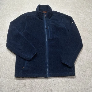 Chaqueta polar Alaska Hardgear Sherpa para hombre azul medio cremallera completa - Imagen 1 de 10