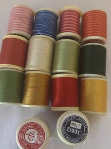 Mieg Brilliante D'Alsace Machine Embroidery Thread - 14 Spools Multi & Solids - Picture 1 of 5