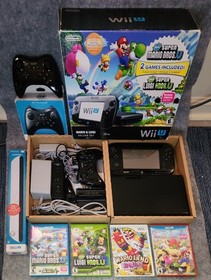 Nintendo Wii U Console 32gb, tested works perfectly + Extras