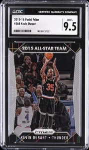 2015 PANINI PRIZM #368 KEVIN DURANT CGC 9.5 - Picture 1 of 2