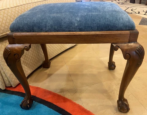 George III Piano Stool Cover