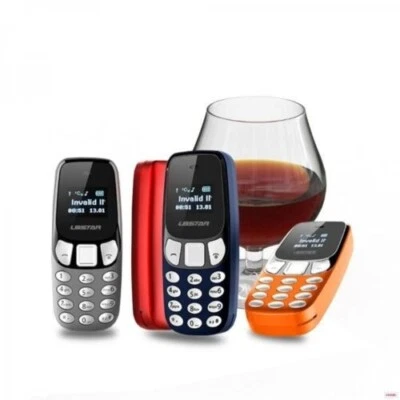 PICCOLO TELEFONO CON DUE SIM CELLULARE MINI PORTATILE GSM LETTORE MP3 - Immagine 1 di 4