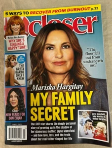 CLOSER MAGAZINE June 9th ~ Mariska Hargitay; My Family Secret - Picture 1 of 1