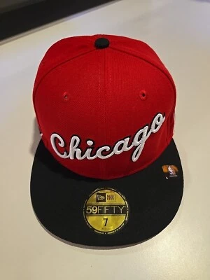 Nueva Era 75 Aniversario 59fifty Chicago Bulls Jordan Años 90 Retro Negro Sombrero Gorra 7 Foto 1 de 4