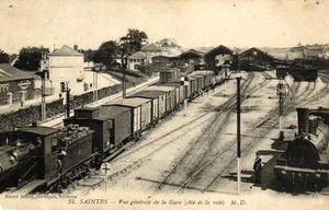 SAINTES - Vue générale de la gare (coté de la voie) - Imagen 1 de 1