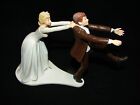 Bride with Run Away Groom Cake Topper Figurine  Statue   very cute for wedding 