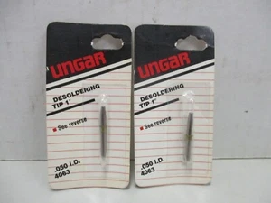 (2) Punta desoldadora Ungar 1" .050 I.D. # 4063 - Imagen 1 de 2