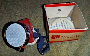 BINKS 2A RESPIRATOR VINTAGE IN BOX BINKS MANUFACTURING CO CHICAGO IL - STEAMPUNK - Picture 1 of 4
