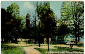POSTCARD 1911 Silver Lake Park Akron Old Vintage 0229 - Picture 1 of 2