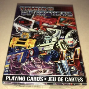 Transformers Playing Card Set hasbro retro g1 art cards Optimus Prime Megatron - Picture 1 of 5