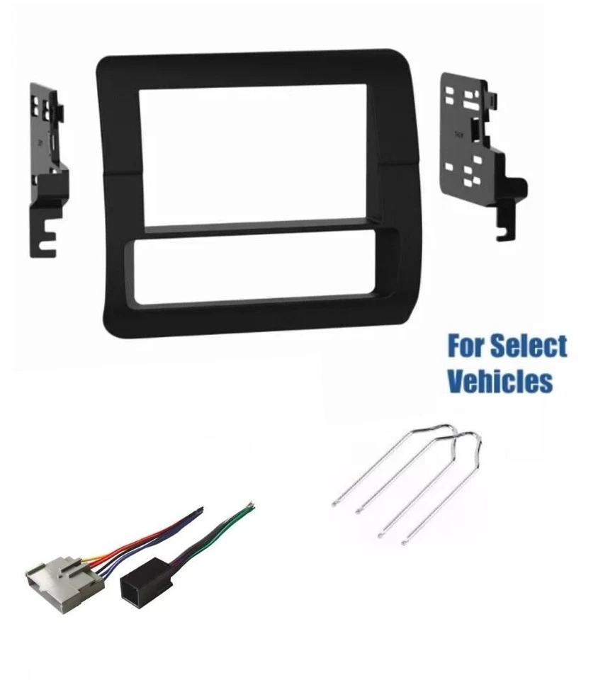 Kit de cables estéreo para tablero de automóvil 2 Din combo + herramienta para algunos Ford Bronco/F150/F250 con amplificador Foto 1 de 1