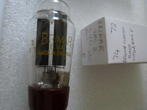 5U4G Brimar by GEC Black Plate Curved Brown Base D NOS Valve Tube 1pc JL19C - Picture 1 of 5