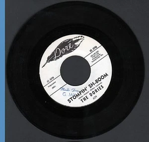 THE DORIES ""BREAKUP/STOMPIN'SH-BOOM"" 45 WEISS ETIKETT PROMO - Bild 1 von 1